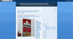 Desktop Screenshot of mississauga-gasoline-prices.mississauga4sale.com