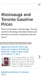 Mobile Screenshot of mississauga-gasoline-prices.mississauga4sale.com